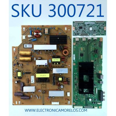 KIT DE TARJETAS PARA TV SONY 4K·UHD·HDR / MAIN A5019133B 220 / 1-002-204-11 / 100220211 / A-5019-133-B 220 / T-CON 342911008U0L11 / FUENTE 100139021 / 1-001-390-21 / PANEL YSAF065CNS01  / DISPLAY ST6451D02-E VER.2.2 / MODELO KD-65X75CH / KD65X75CH